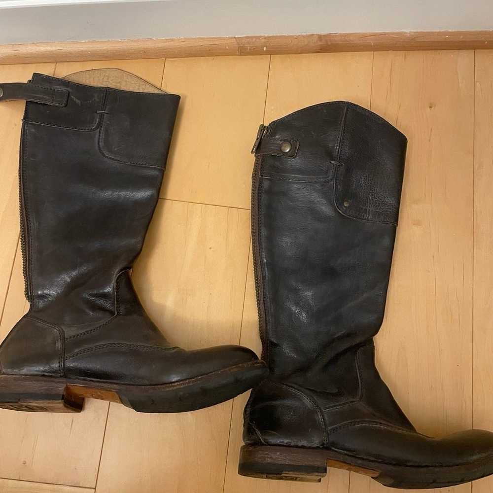 Vero Cuoio Italian Leather Boots Size 7 - image 5