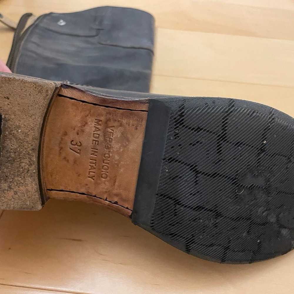 Vero Cuoio Italian Leather Boots Size 7 - image 8