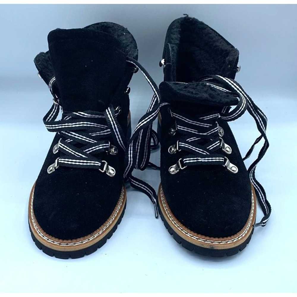 Anthropologie Silent D Rexi Hiker Boots Black Sue… - image 6