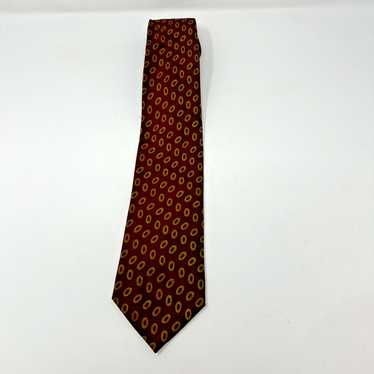 Joseph Abboud JOSEPH ABBOUD MEN'S TIE Red/GEOMETR… - image 1