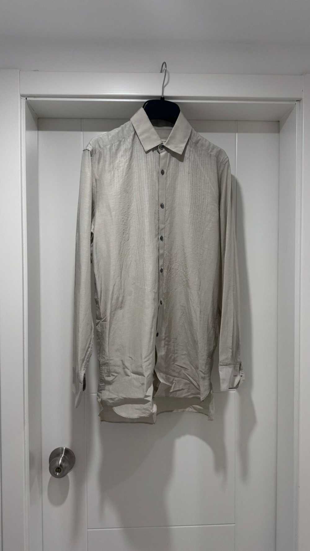 H&M × Lanvin Lanvin H&M Light Grey Dress Shirt - image 1