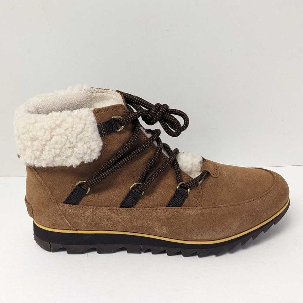 Sorel Harlow Lace Cozy Winter Boots, Tan Suede, W… - image 2