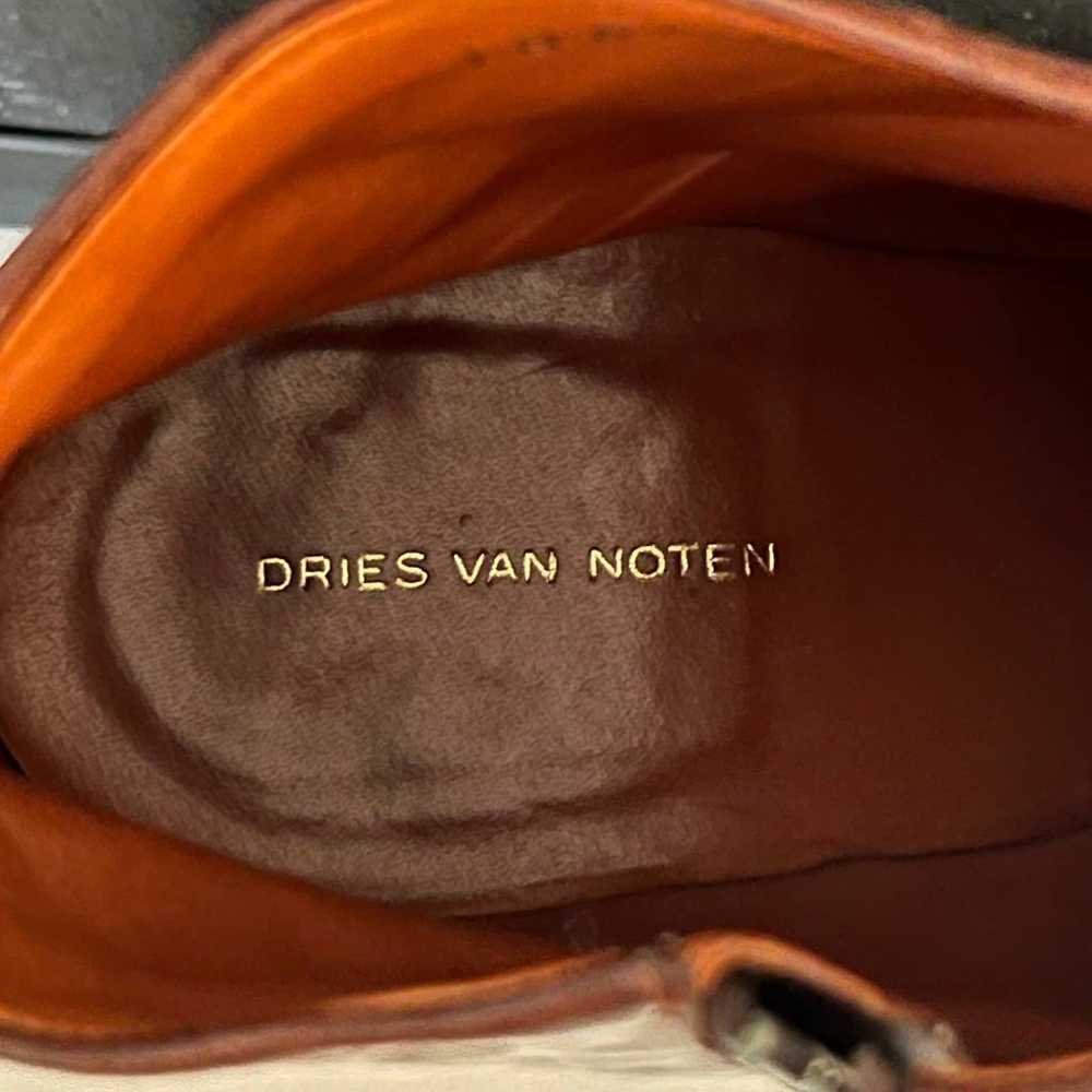 Dries Van Noten FW09 Red Leather and Python Heel … - image 9