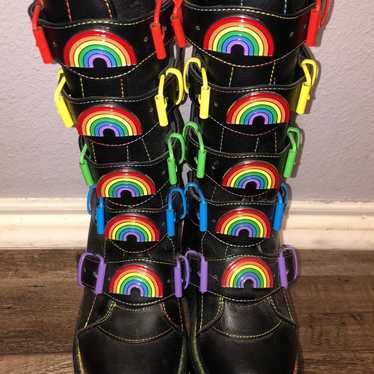 YRU Dune Rainbow Platform Boots