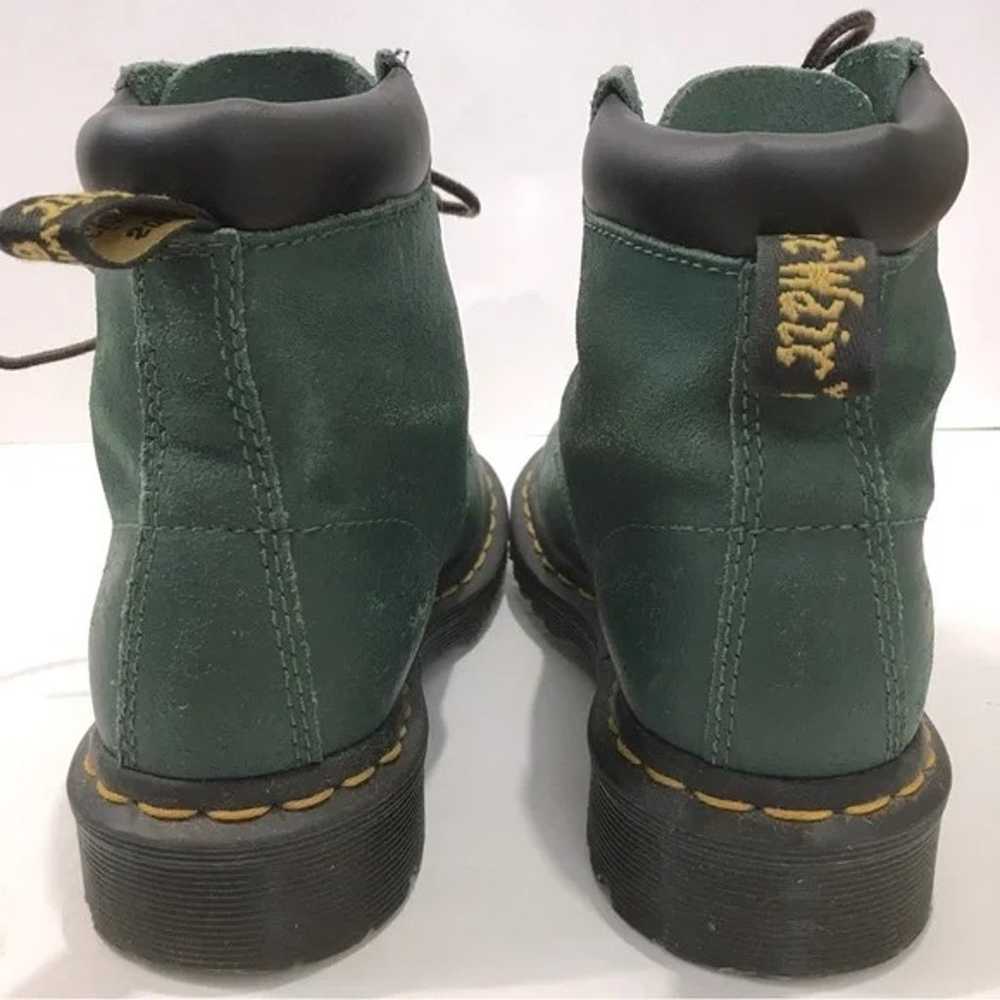 Dr. Martens AW004 Green Six Eyelet Leather Ankle … - image 6