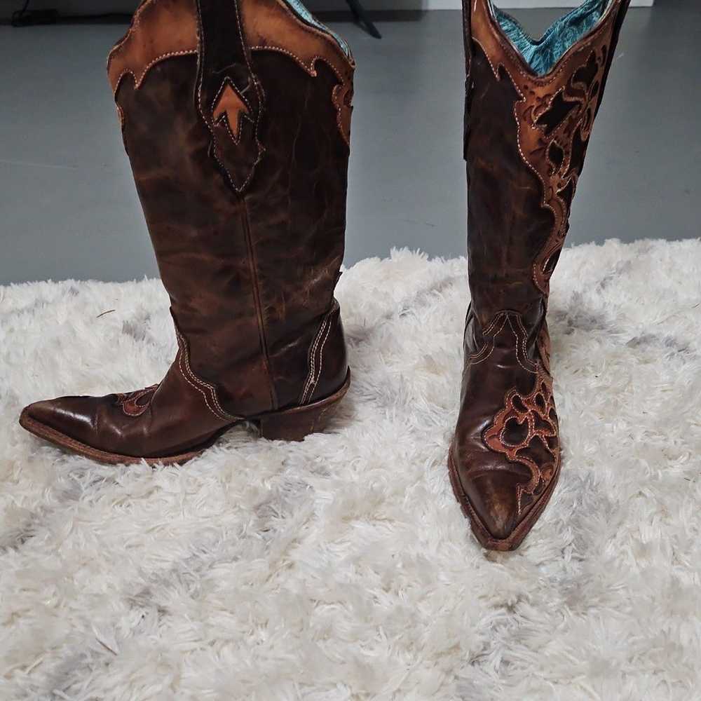 cowboy boots women vintage Corral - image 2