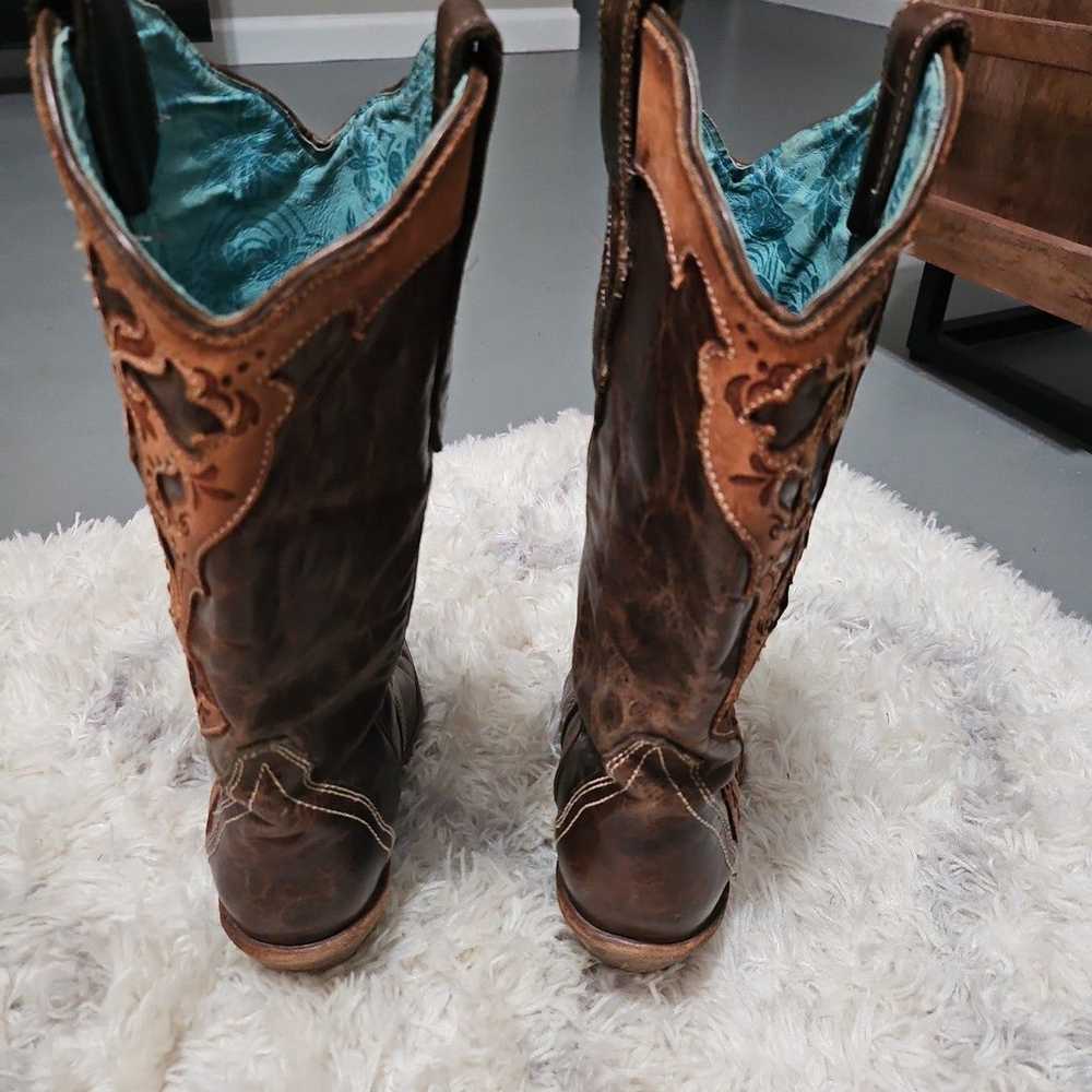 cowboy boots women vintage Corral - image 8