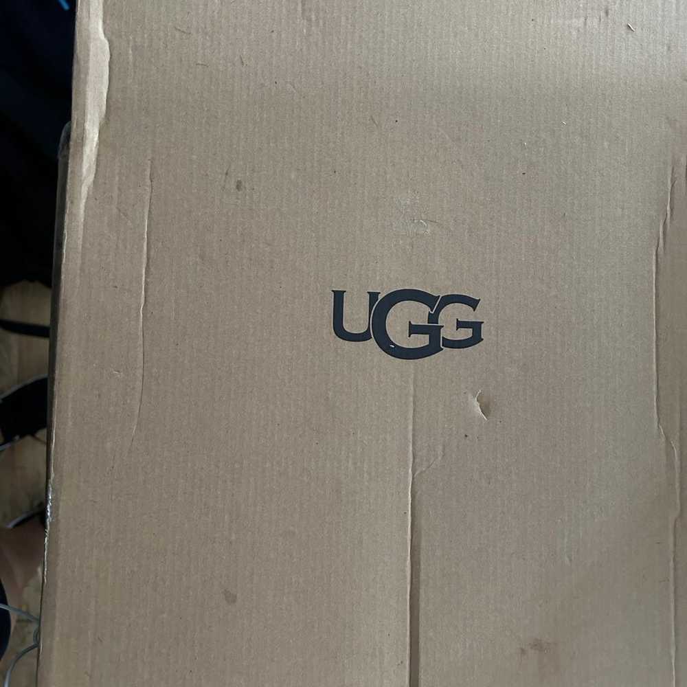 UGG Australia Black Leather Boots Size 8 - image 10