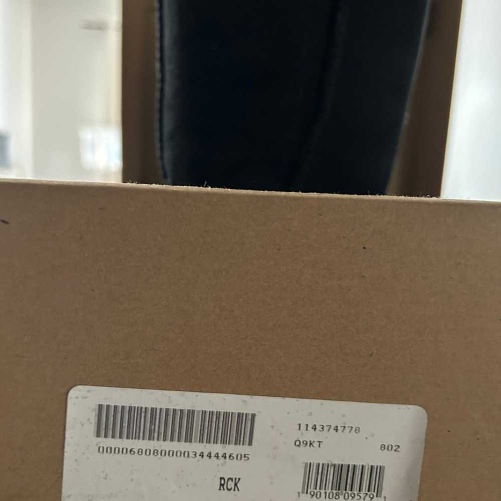 UGG Australia Black Leather Boots Size 8 - image 9