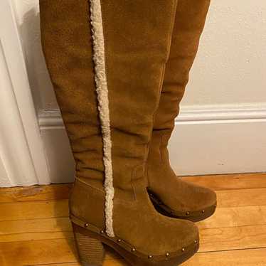 Ralph Lauren Polo knee high winter boots