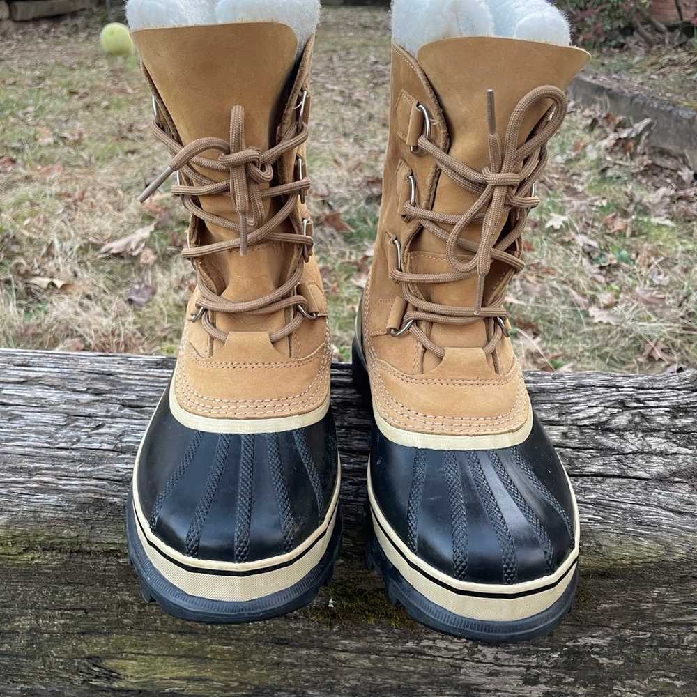 Sorel Caribou Waterproof Winter Boots Size 8 - image 12