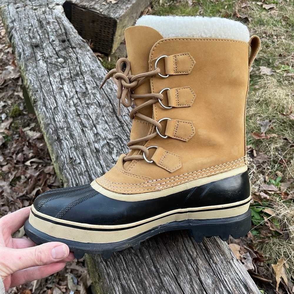 Sorel Caribou Waterproof Winter Boots Size 8 - image 2