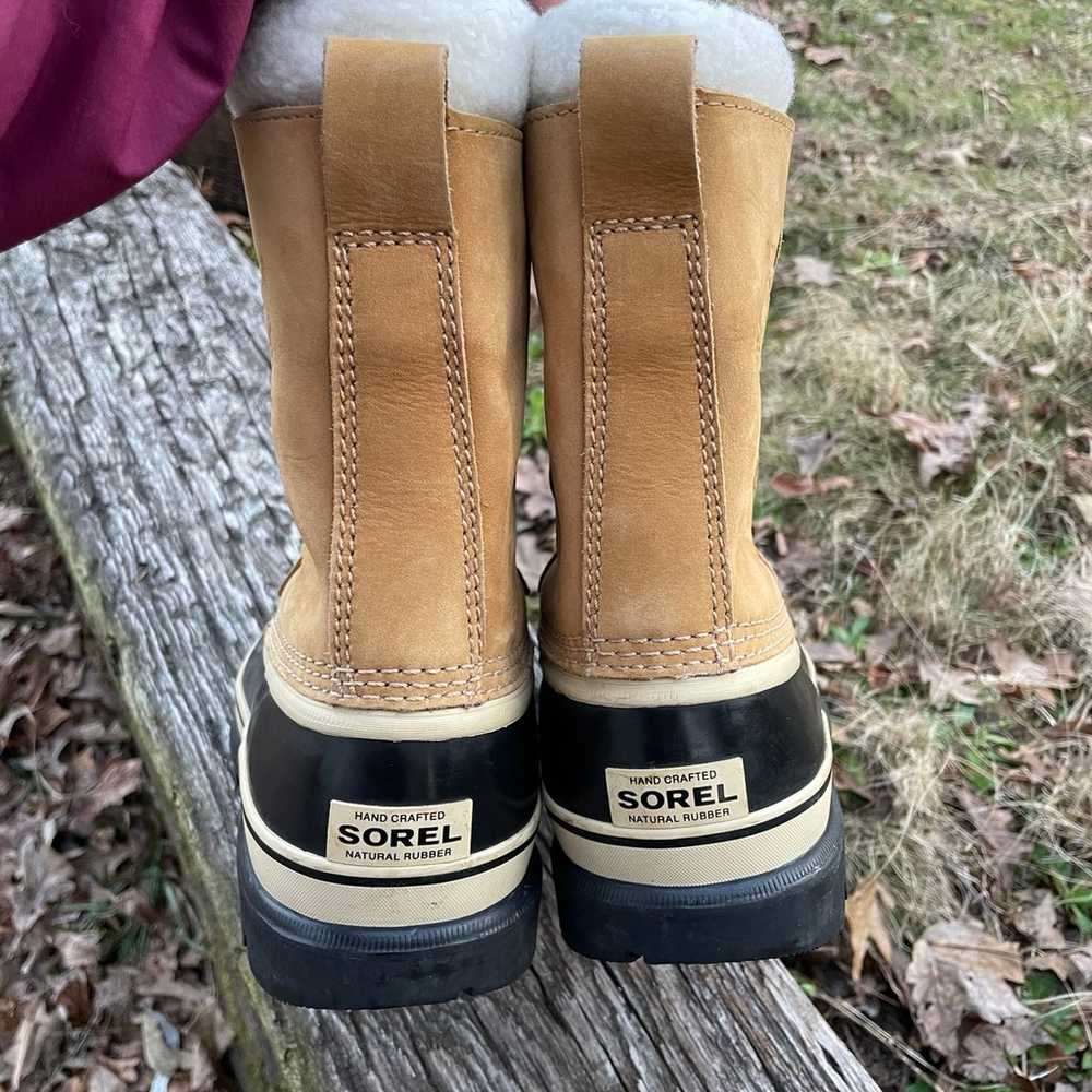 Sorel Caribou Waterproof Winter Boots Size 8 - image 5