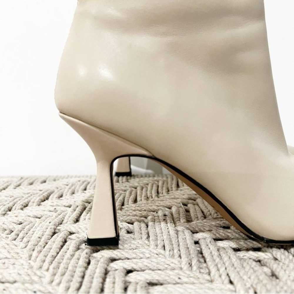 Alias Mae Becca Cream Stretch Leather Square Toe … - image 6
