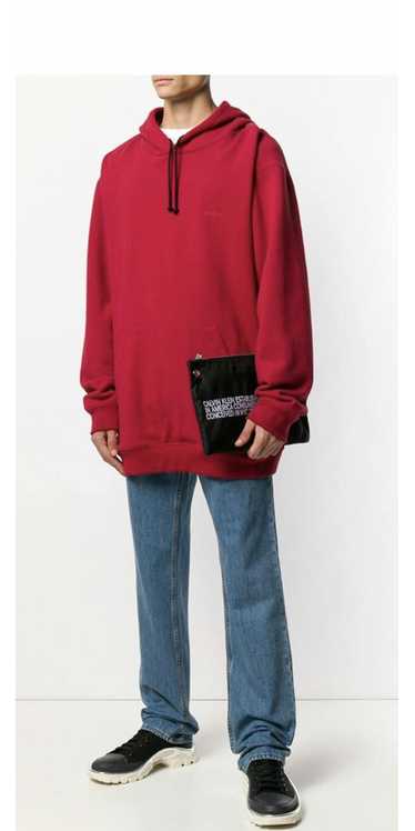 Calvin Klein 205W39NYC Oversized Red Embroidered H