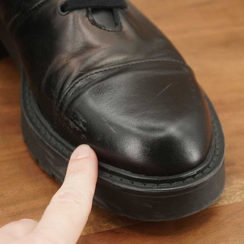 Allsaints Dusty Ankle Boots Lace Up Black Metalli… - image 10