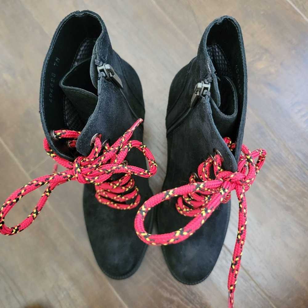 NEW Aquatalia Isotta Boots Womens 7 Black Suede L… - image 3