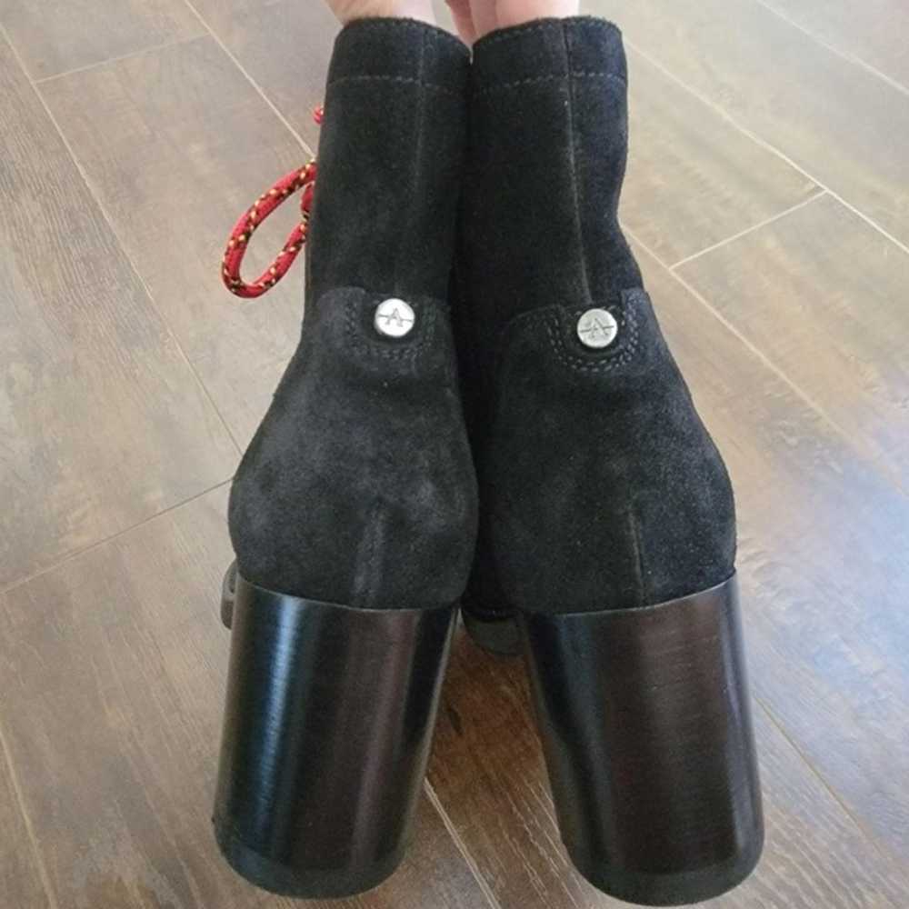 NEW Aquatalia Isotta Boots Womens 7 Black Suede L… - image 4