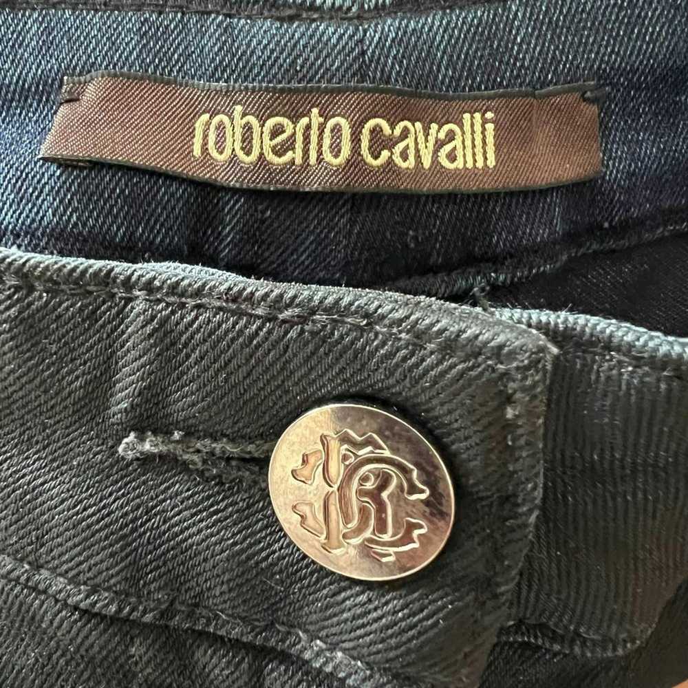 Roberto Cavalli ROBERTO CAVALLI Black Mid-Rise Sk… - image 7