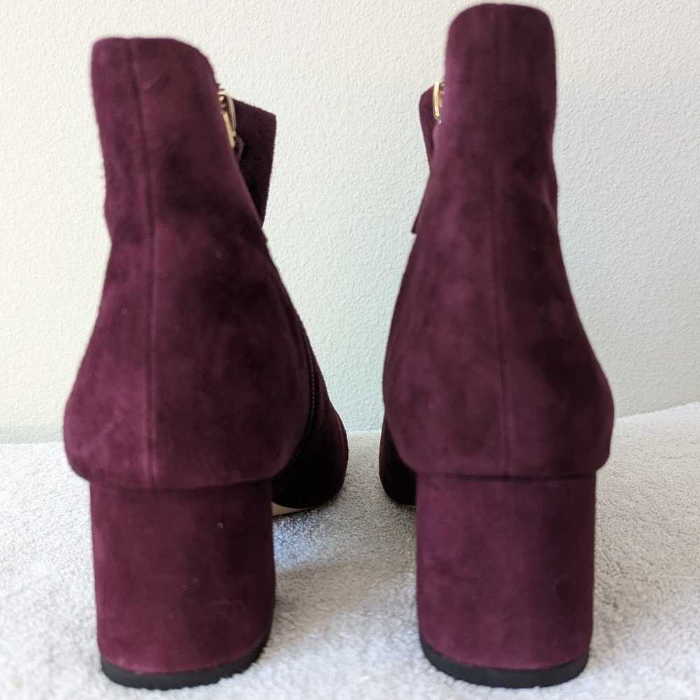 New WHBM Studded Suede Booties Sz 8 - image 3