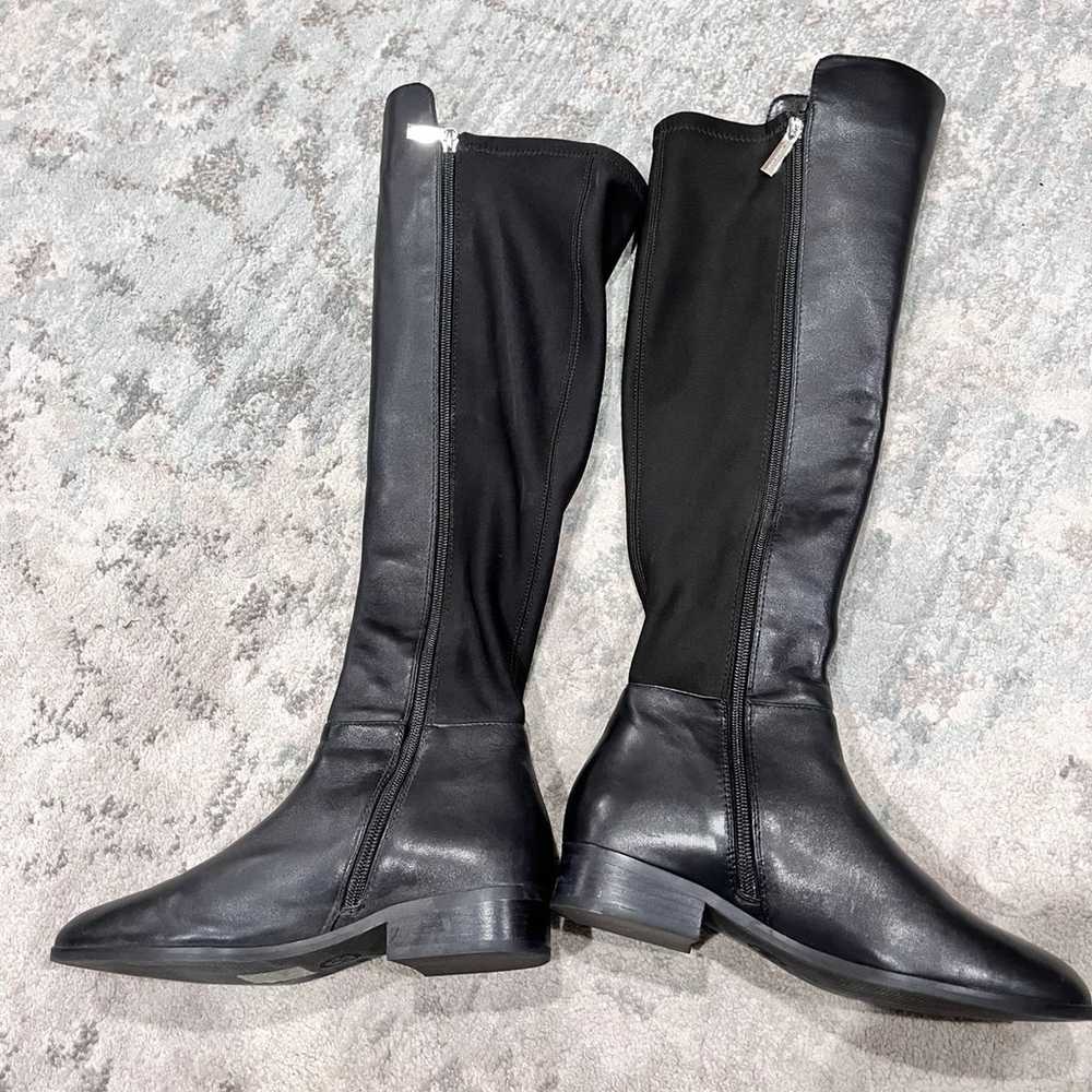 NEW MICHAEL KORS LEATHER BLACK BROMLEY RIDING BOOT - image 6