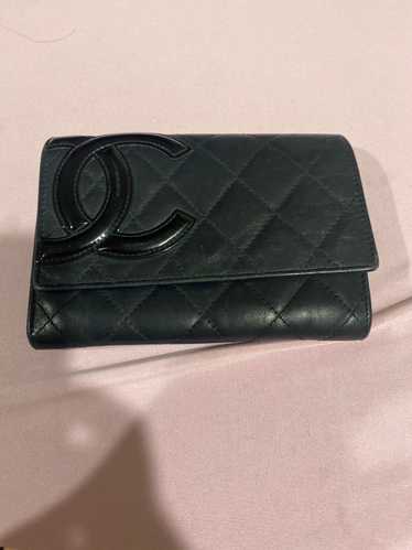 Chanel × Vintage Chanel cambon lambskin wallet