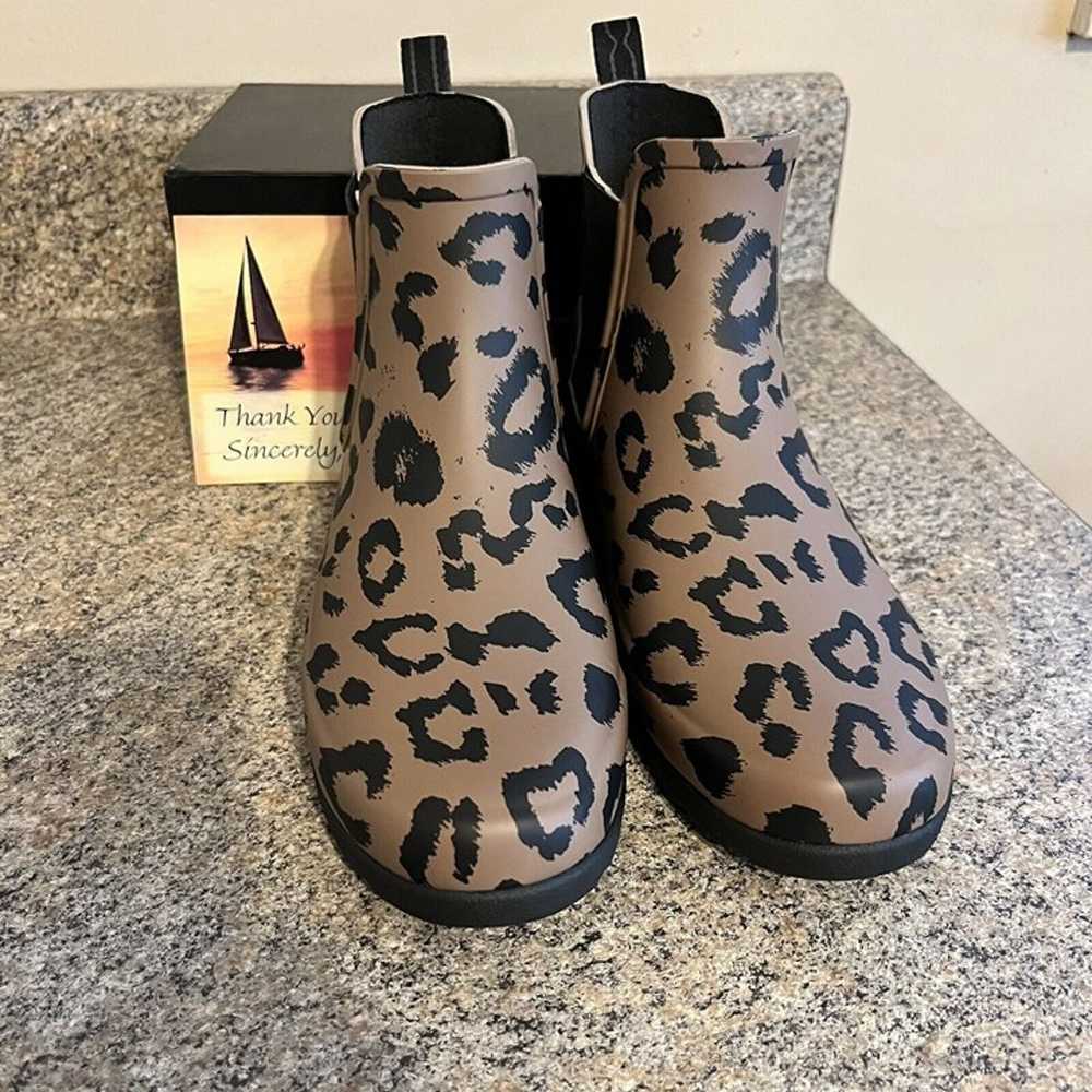 Hunter Chelsea Boots Leopard Print Rubber / Rain … - image 4