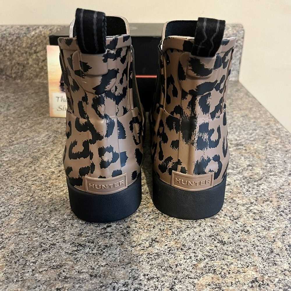 Hunter Chelsea Boots Leopard Print Rubber / Rain … - image 5