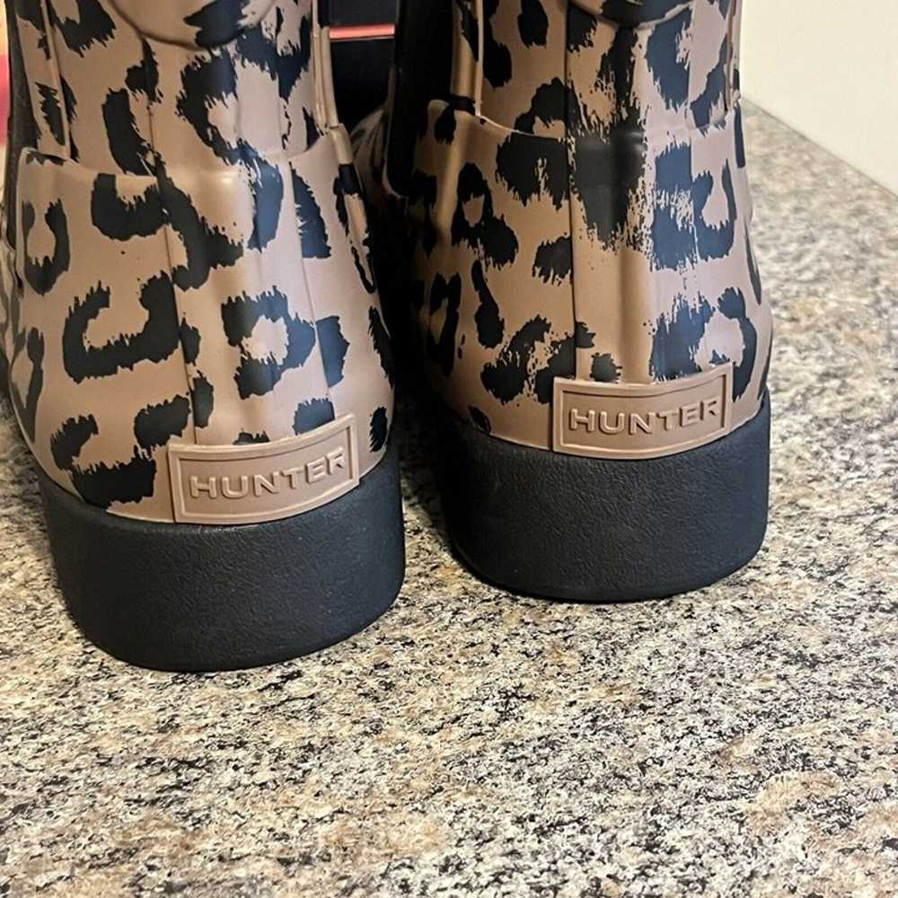 Hunter Chelsea Boots Leopard Print Rubber / Rain … - image 6