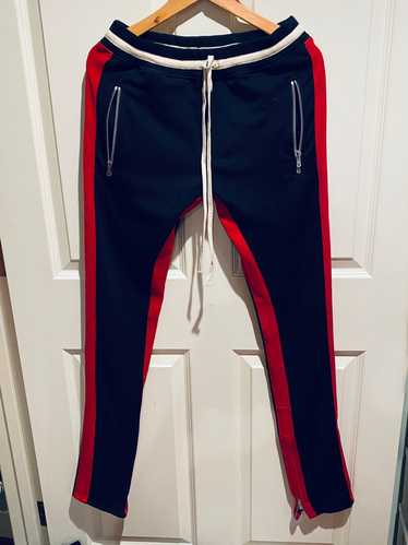 Fear of god hot sale red track pants