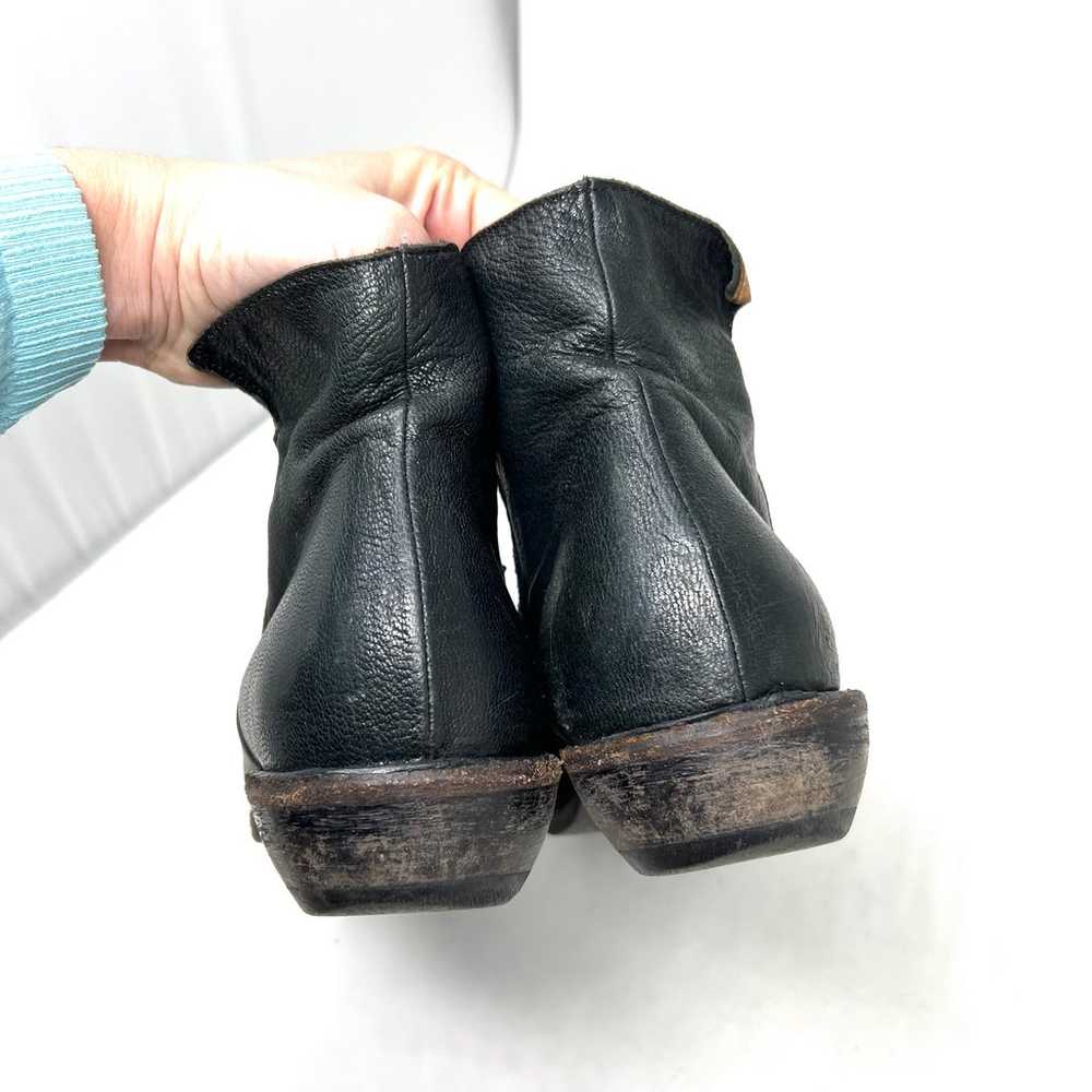fiorentini and baker black leather boots size 39 - image 3