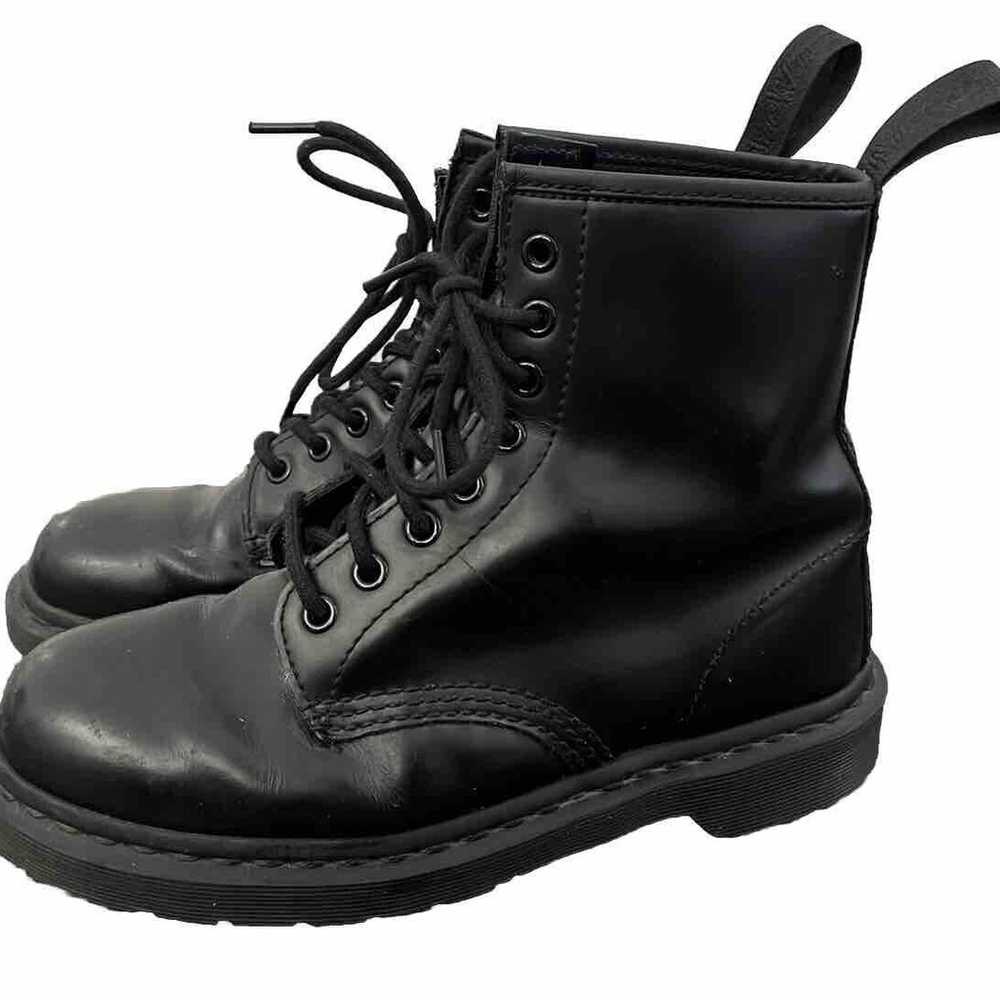 Dr. Martens 1460 Mono Smooth Leather Lace Up Boot… - image 1