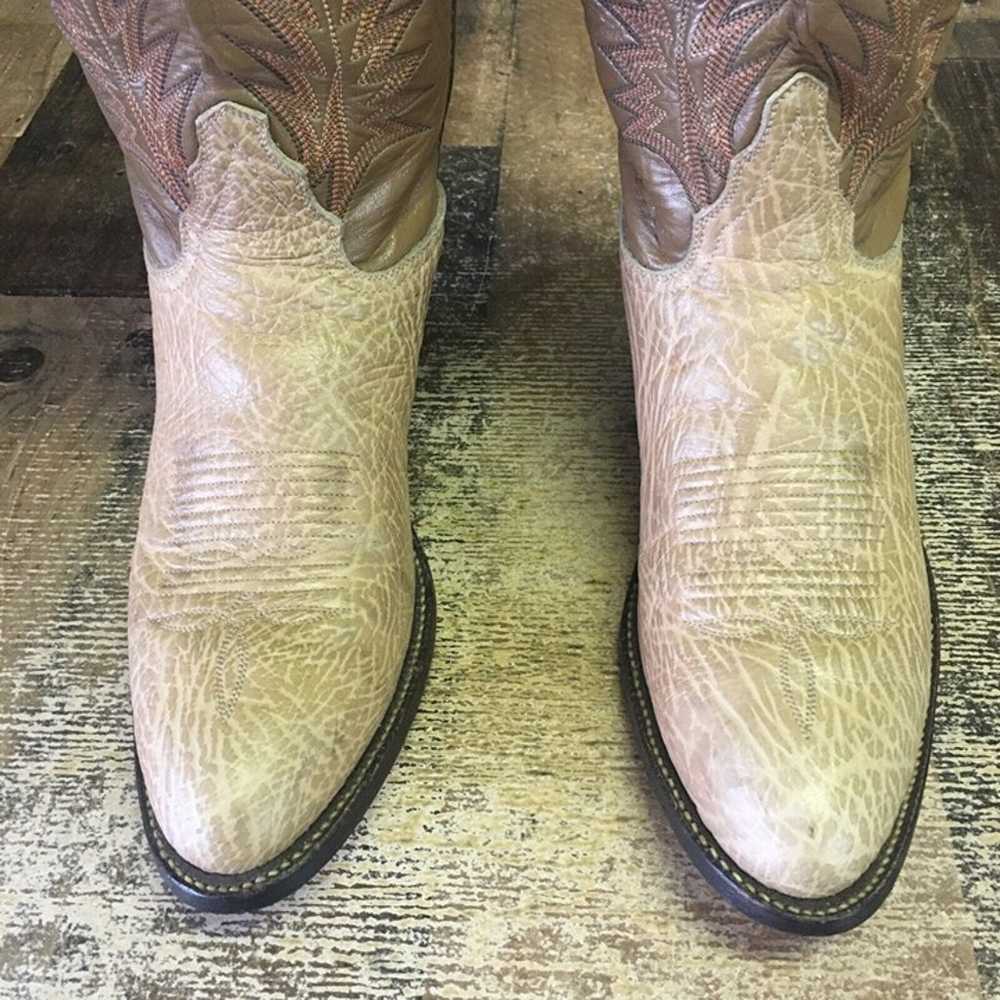 Tony Lama Vintage Gold Label Cowboy Boots Womens … - image 6