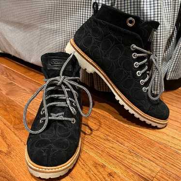 Coach Ester Embossed Boots ♡