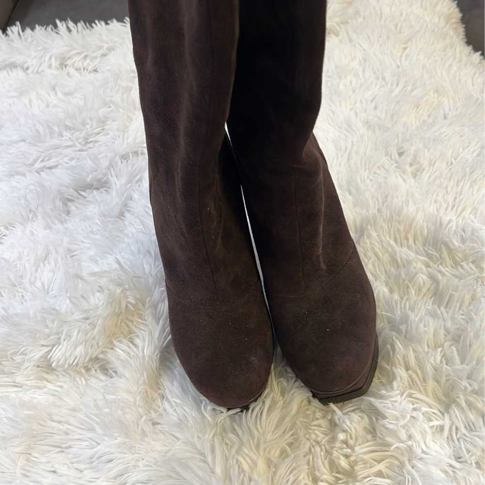 Beautiful Authenticated YSL boots suede sz 38.5 - image 2