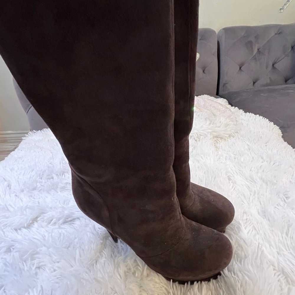 Beautiful Authenticated YSL boots suede sz 38.5 - image 8