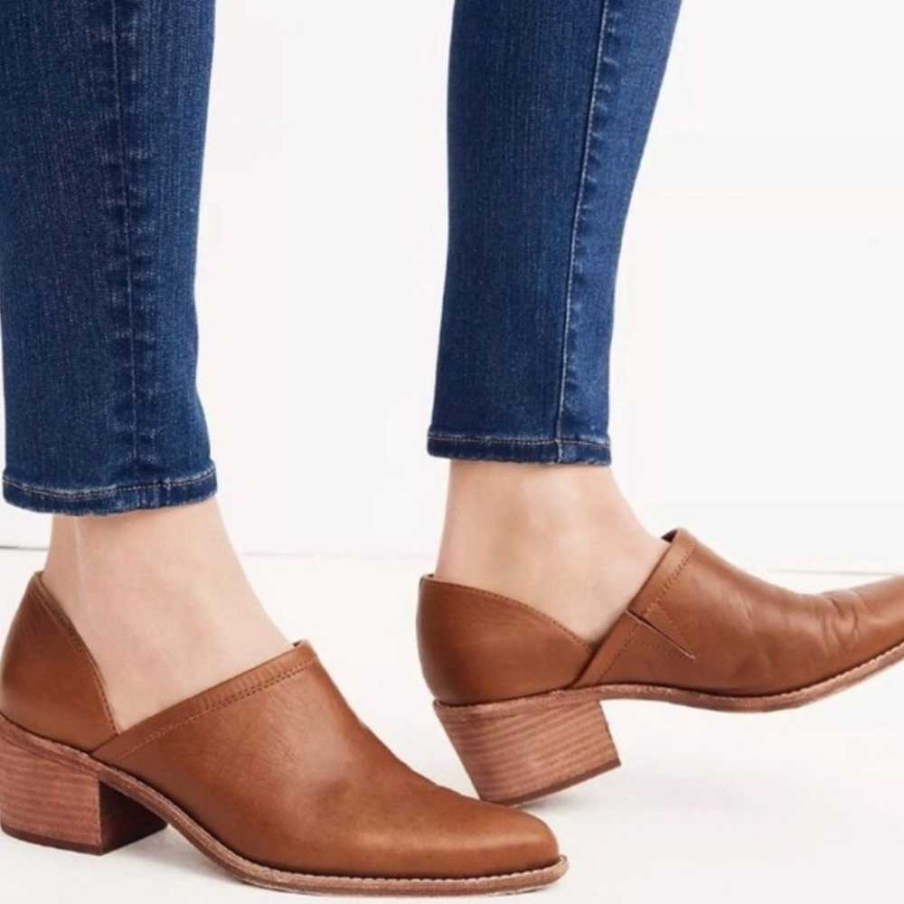 Madewell “Brady” Brown/Camel Leather Booties - image 1