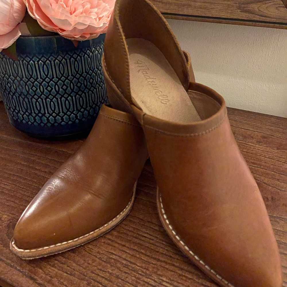 Madewell “Brady” Brown/Camel Leather Booties - image 4