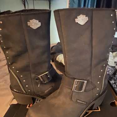 Womans Harley Davidson riding boots