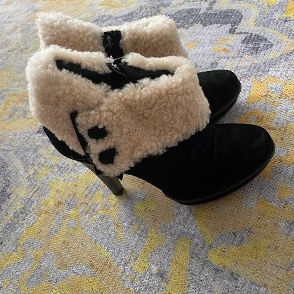 Brand New UGG boots - shearling and suede heeled … - image 1