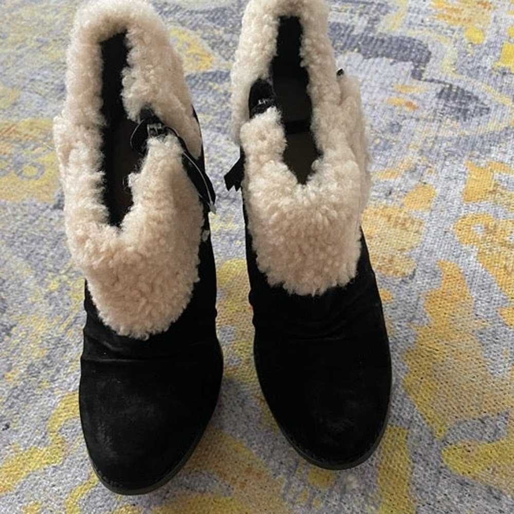 Brand New UGG boots - shearling and suede heeled … - image 5