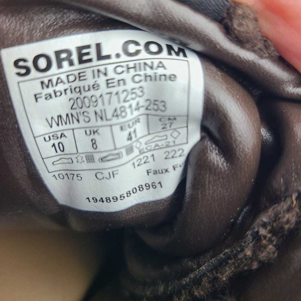 Sorel Women boots Brex Heel Lace Lux Tan brown le… - image 7