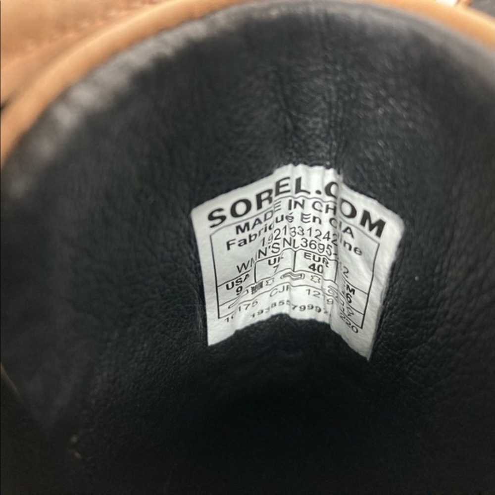 NWOT | Sorel | Blake Lace Bootie Brown Leather He… - image 12