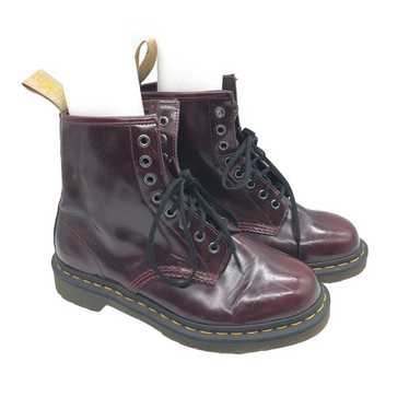 Dr. Martens 1460 Vegan Leather Boots Burgundy Lac… - image 1