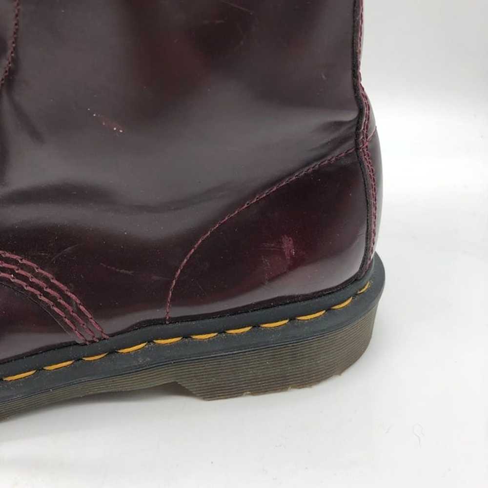 Dr. Martens 1460 Vegan Leather Boots Burgundy Lac… - image 5