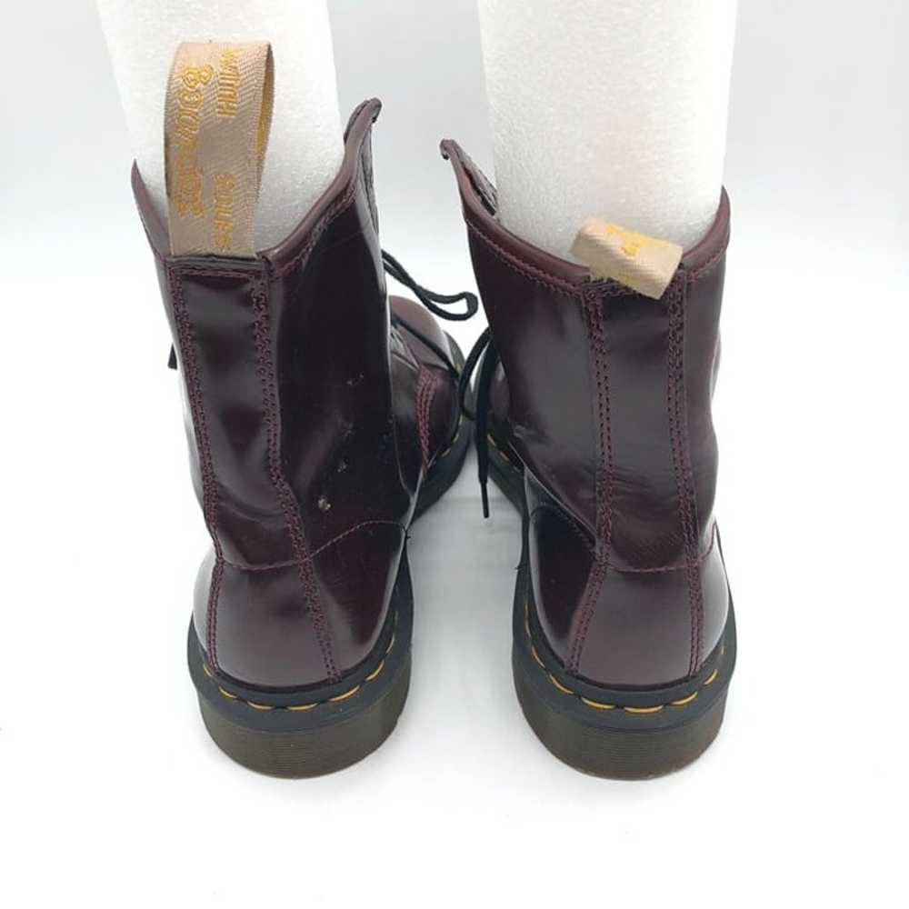 Dr. Martens 1460 Vegan Leather Boots Burgundy Lac… - image 7