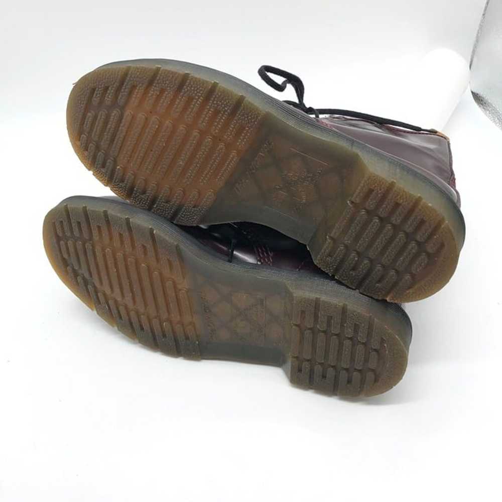 Dr. Martens 1460 Vegan Leather Boots Burgundy Lac… - image 9