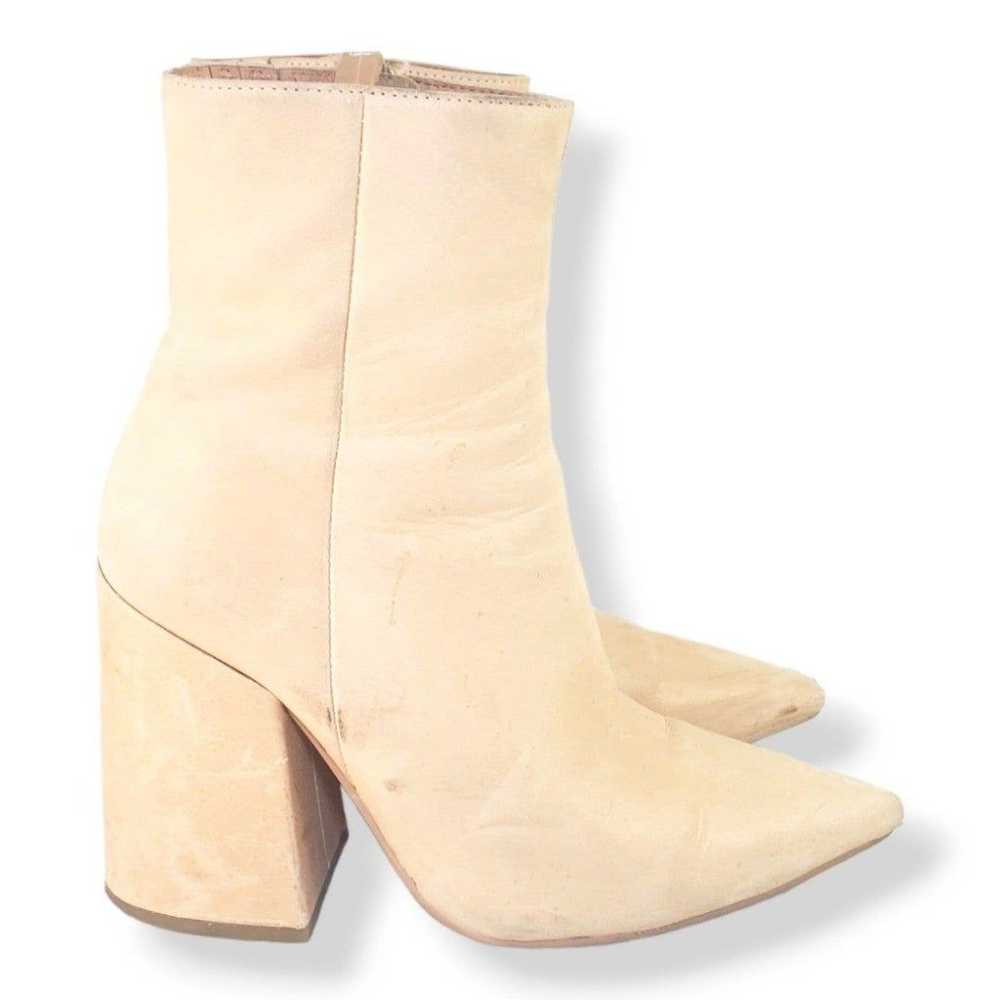 #126 Alias Mae Alana Leather Ankle Boots Square T… - image 6