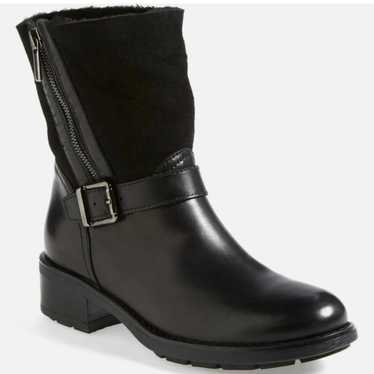 Aquatalia black leather boots