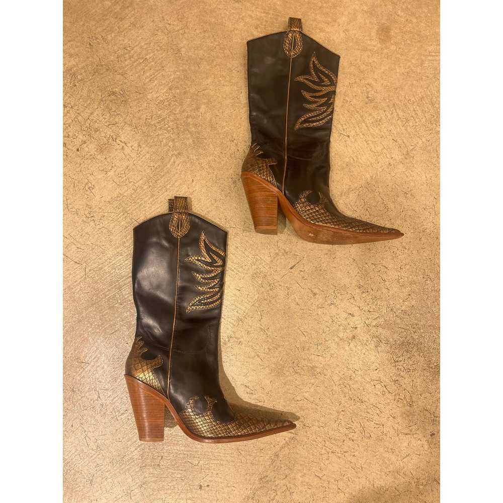 Black & Brown Cowboy Boots for Timeless Style - image 1